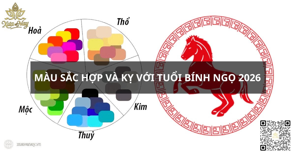 Màu sắc hợp và kỵ với tuổi Bính Ngọ 2026