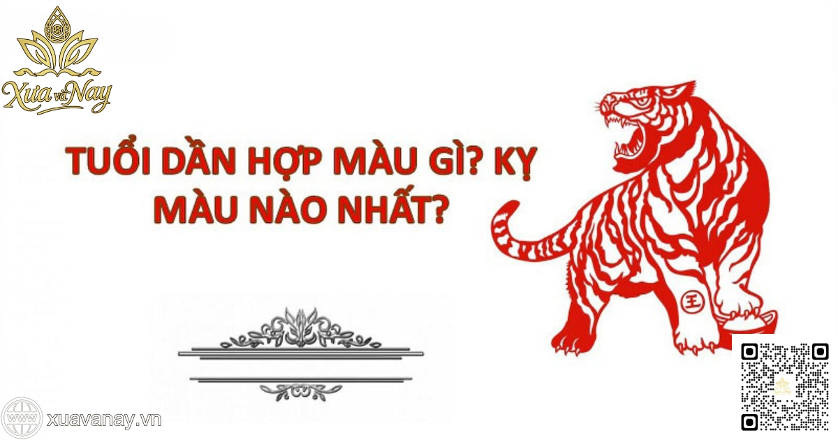 Màu sắc tương sinh và màu sắc cần tránh cho người tuổi Nhâm Dần 1962