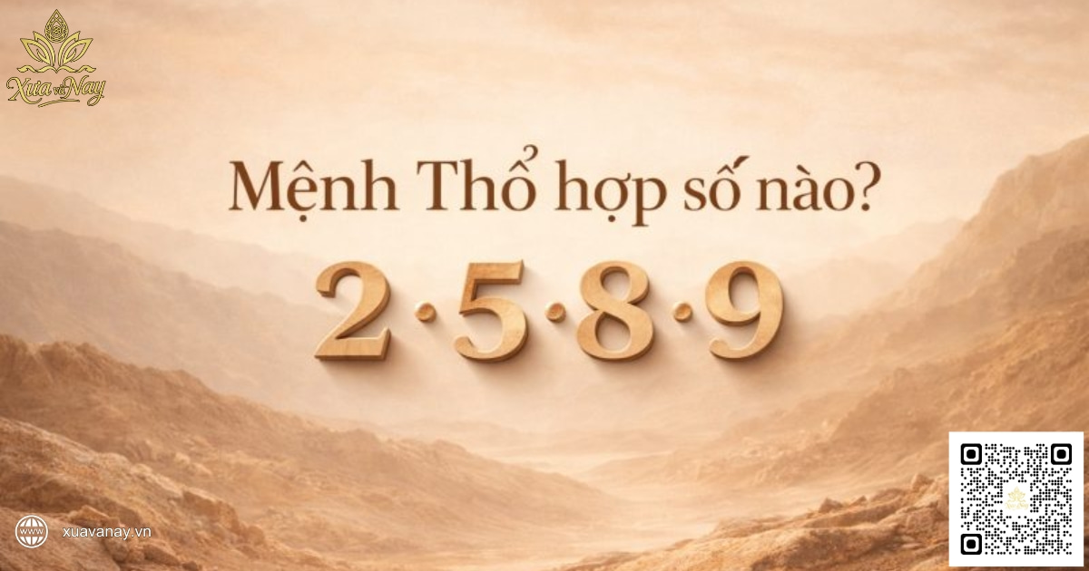 Mệnh Thổ hợp con số nào