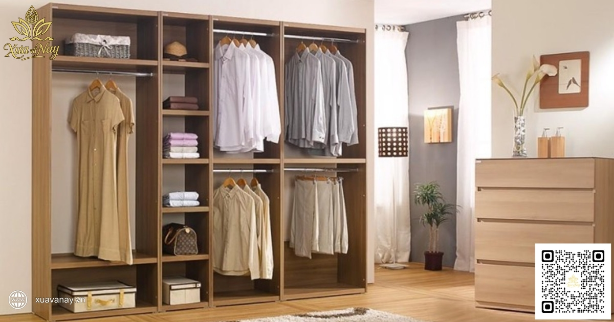 Ưu và nhược điểm của tủ quần áo gỗ công nghiệp trong thực tế sử dụng